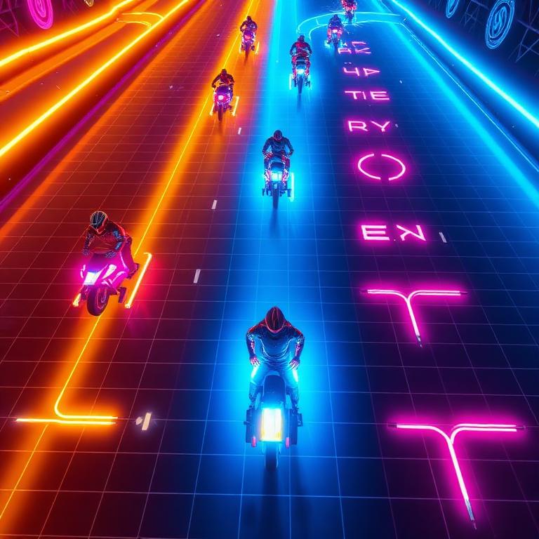 LIGHTCYCLE gameplay screenshot